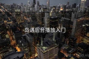 岛遇后台播放入门