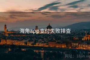 海角app支付失败排查